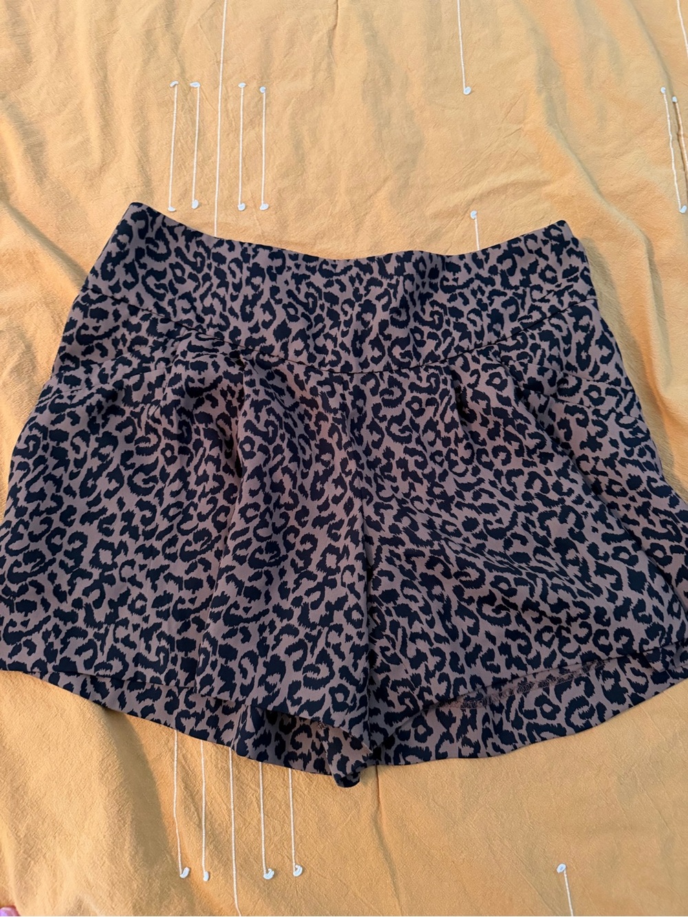 LOFT Dressy Leopard Print Shorts
